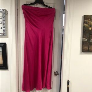 New French  Connection Fuchsia Strapless Dress L